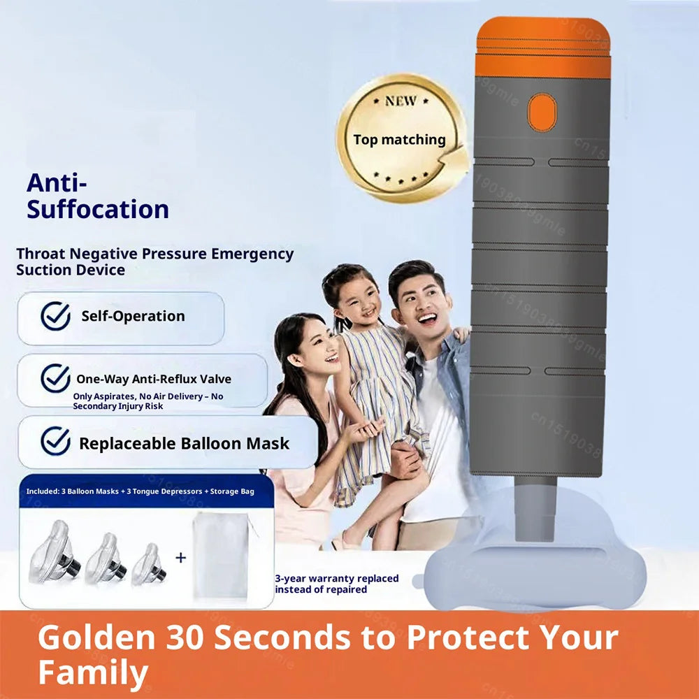 Premium Emergency Anti-Choking Rescue Device – Portable Airway Clearance Kit